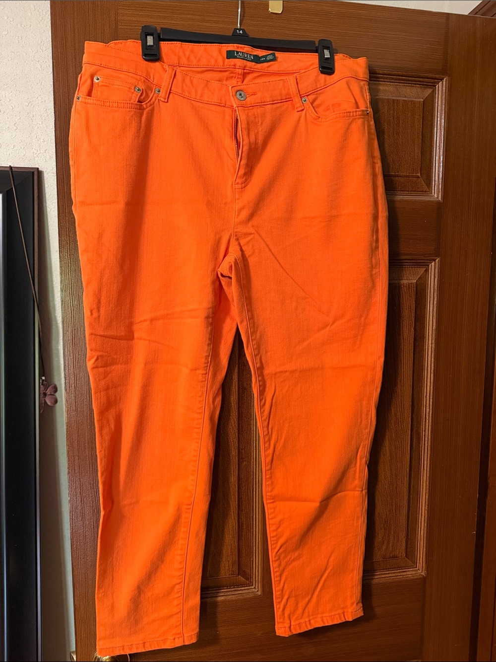 Ralph Lauren Orange Cropped Women’s Jeans